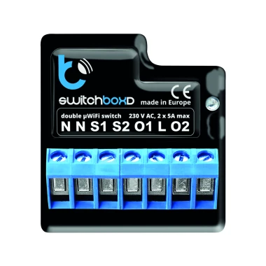 PODWÓJNY WYŁĄCZNIK 230V WiFi SwitchBoxD